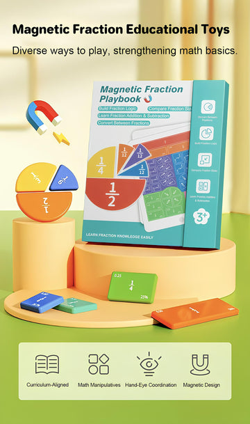 Magnetic Fraction Demonstration Book-102 Pieces!